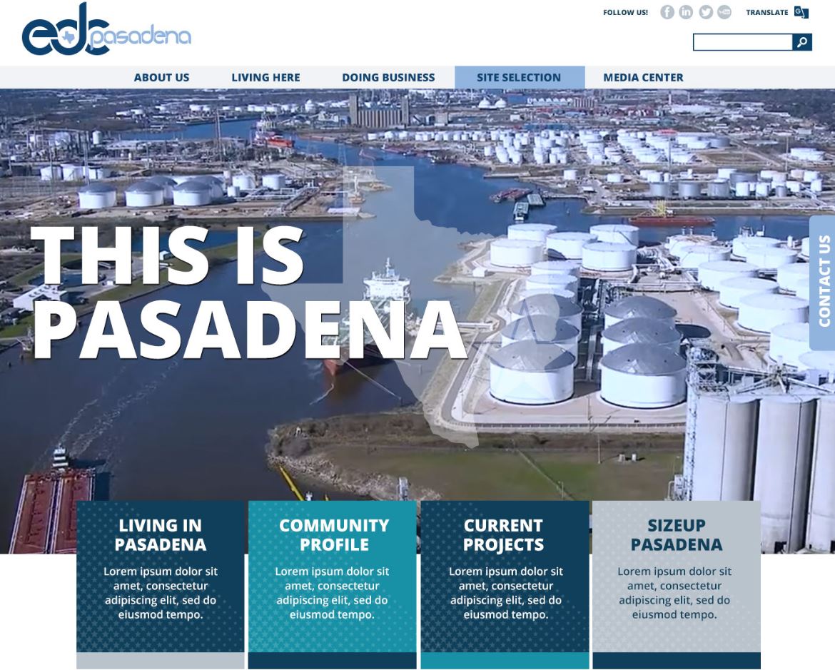 Pasadena EDC Launches New Website Photo