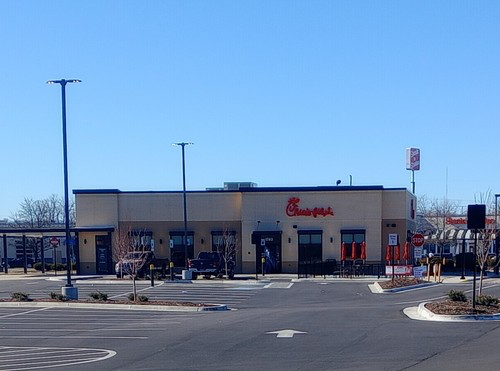 As The Cows Say, “Eat Mor Chikin Springfield, Ohio.” Photo