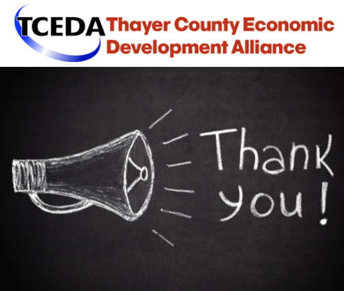 Thank you, Thayer County! Main Photo