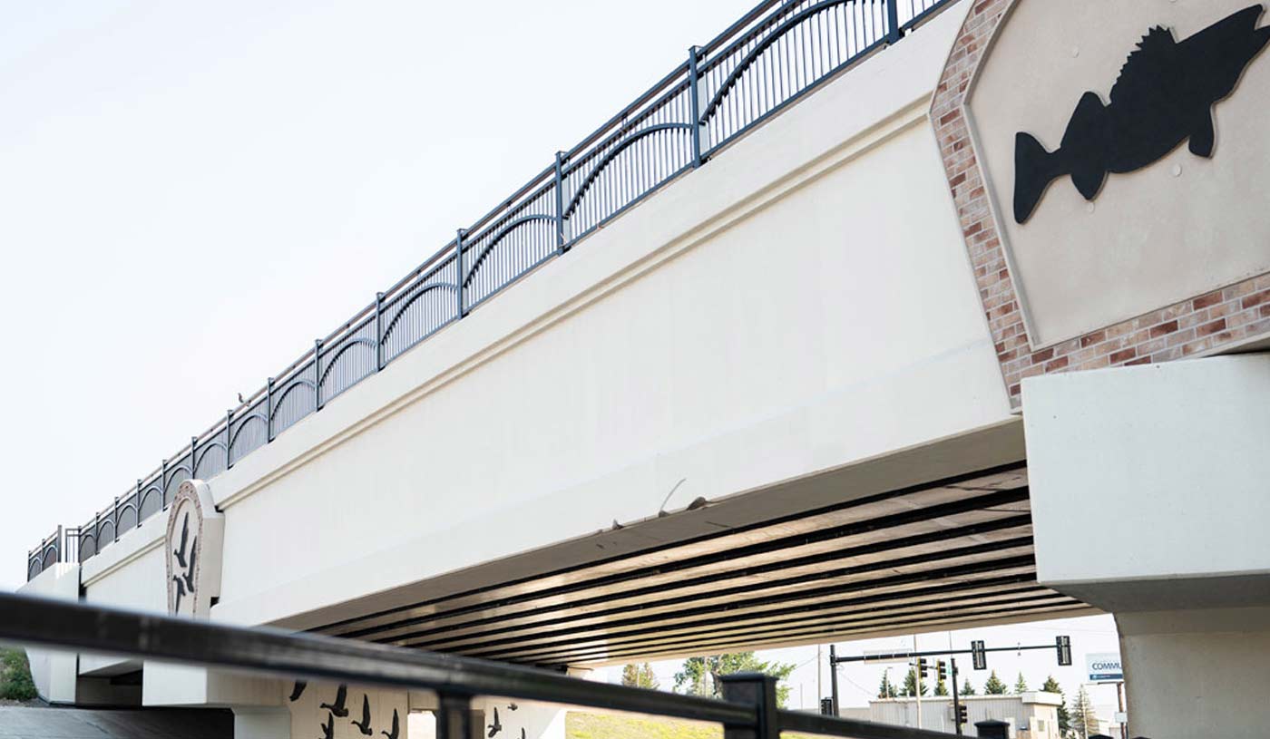Bridge in Devils Lake, ND