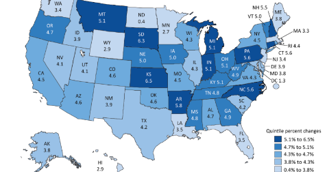 Thumbnail for Connecticut Ranks 4th Nationally in 3Q GDP Growth at 5.6%