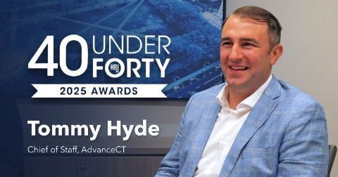 2025 40 Under Forty: AdvanceCT Chief of Staff Thomas “Tommy” Hyde Photo