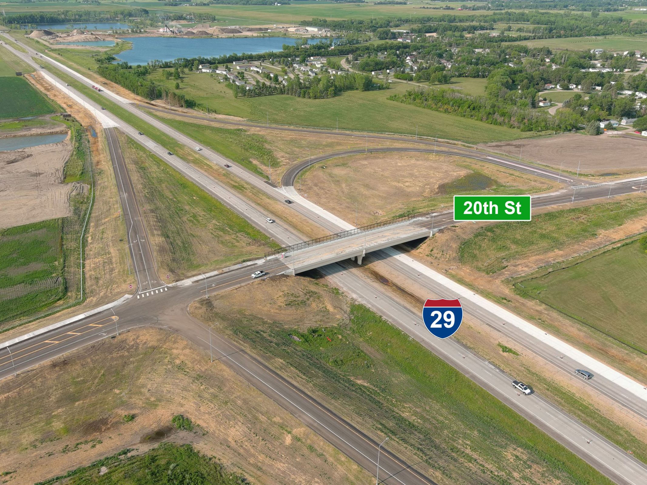 Click the Celebrating the I-29 Interchange in Brookings Slide Photo to Open