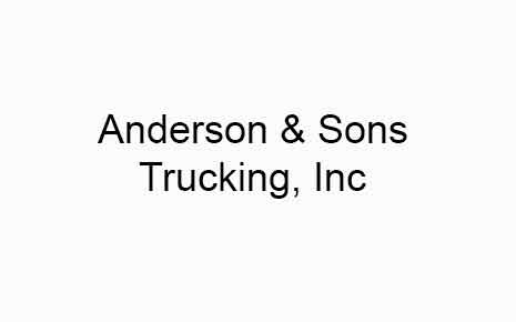 Anderson Sons Trucking's Image