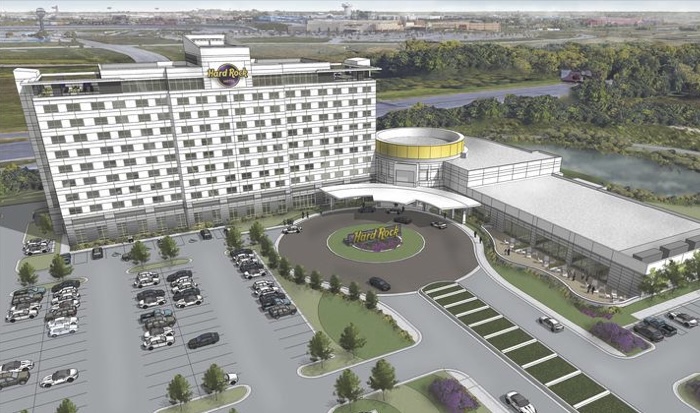 Contractors get rolling on construction of Hard Rock Hotel Photo