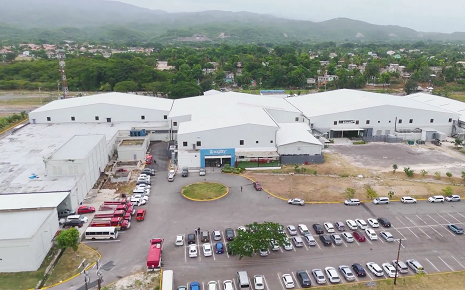 The MJS Industrial & Technology Park building in Spanish Town, Jamaica.