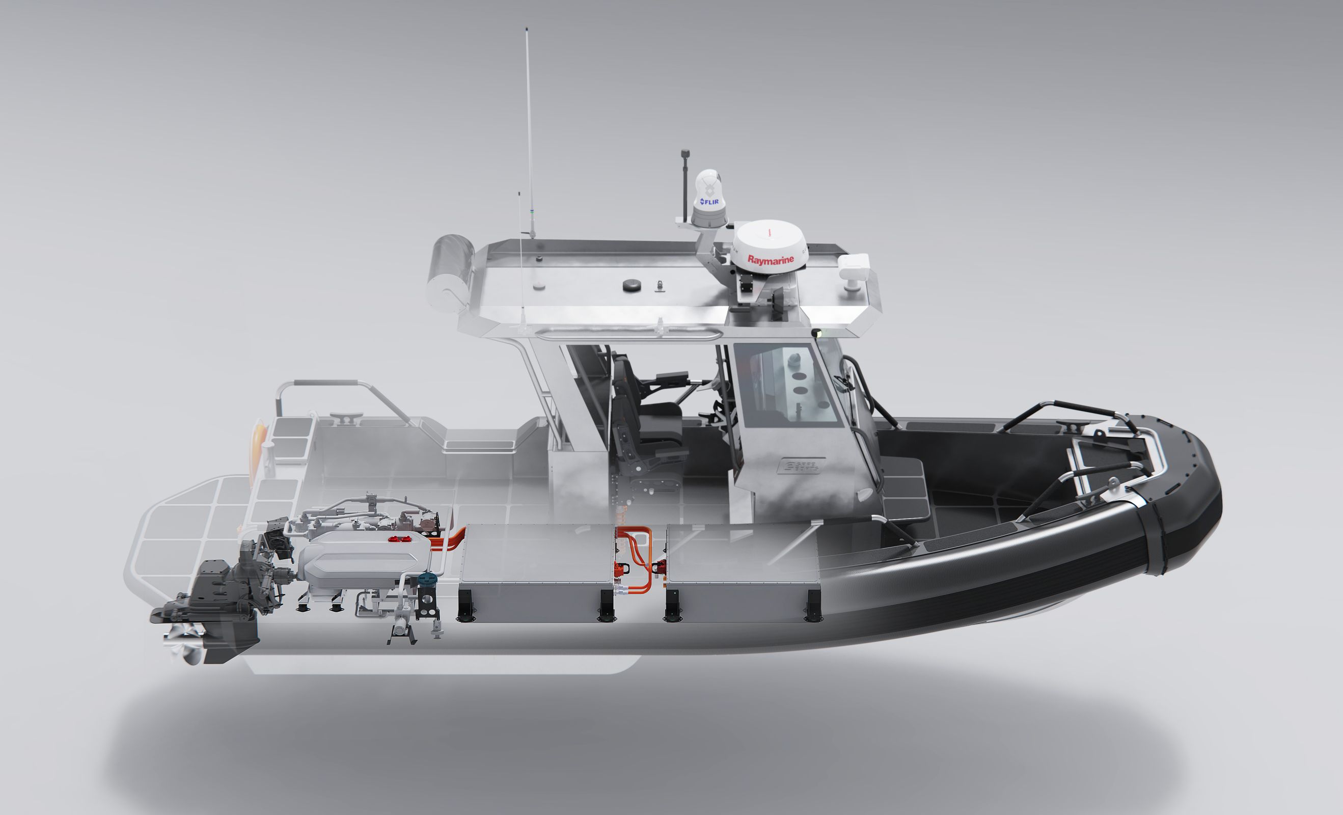 SAFE Boats and Vita Power Enter into an MOU to Build Zero-Emission Patrol Boat Options Photo
