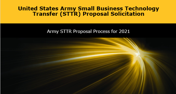Army STTR Virtual Industry Day Announcement Photo