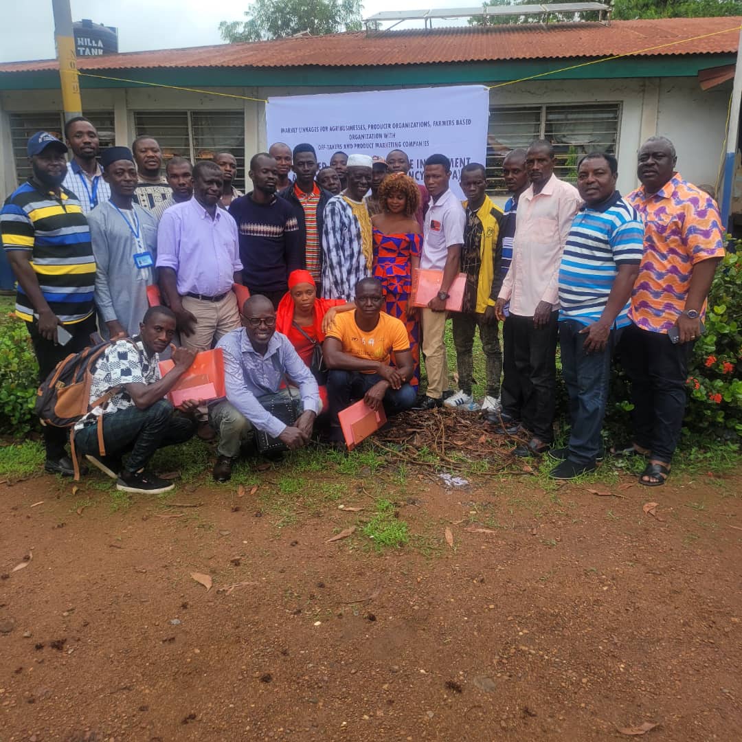 SLIEPA TRAINS AGRIBUSINESSES ON MARKET LINKAGE  WITH SUPPORT FROM SCADEP Photo