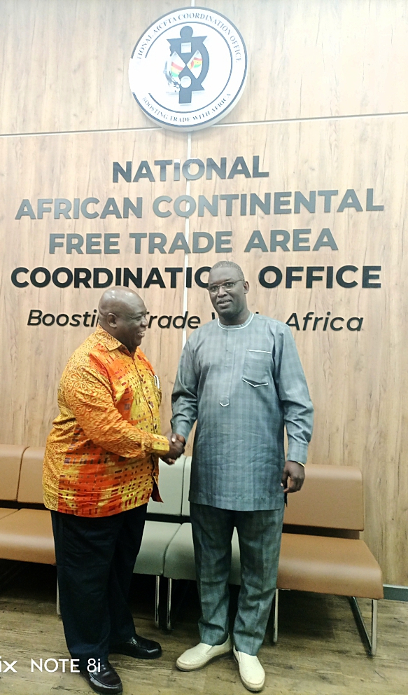 GiEPA CEO meets National Coordinator of the AfCFTA Coordinating Office Photo