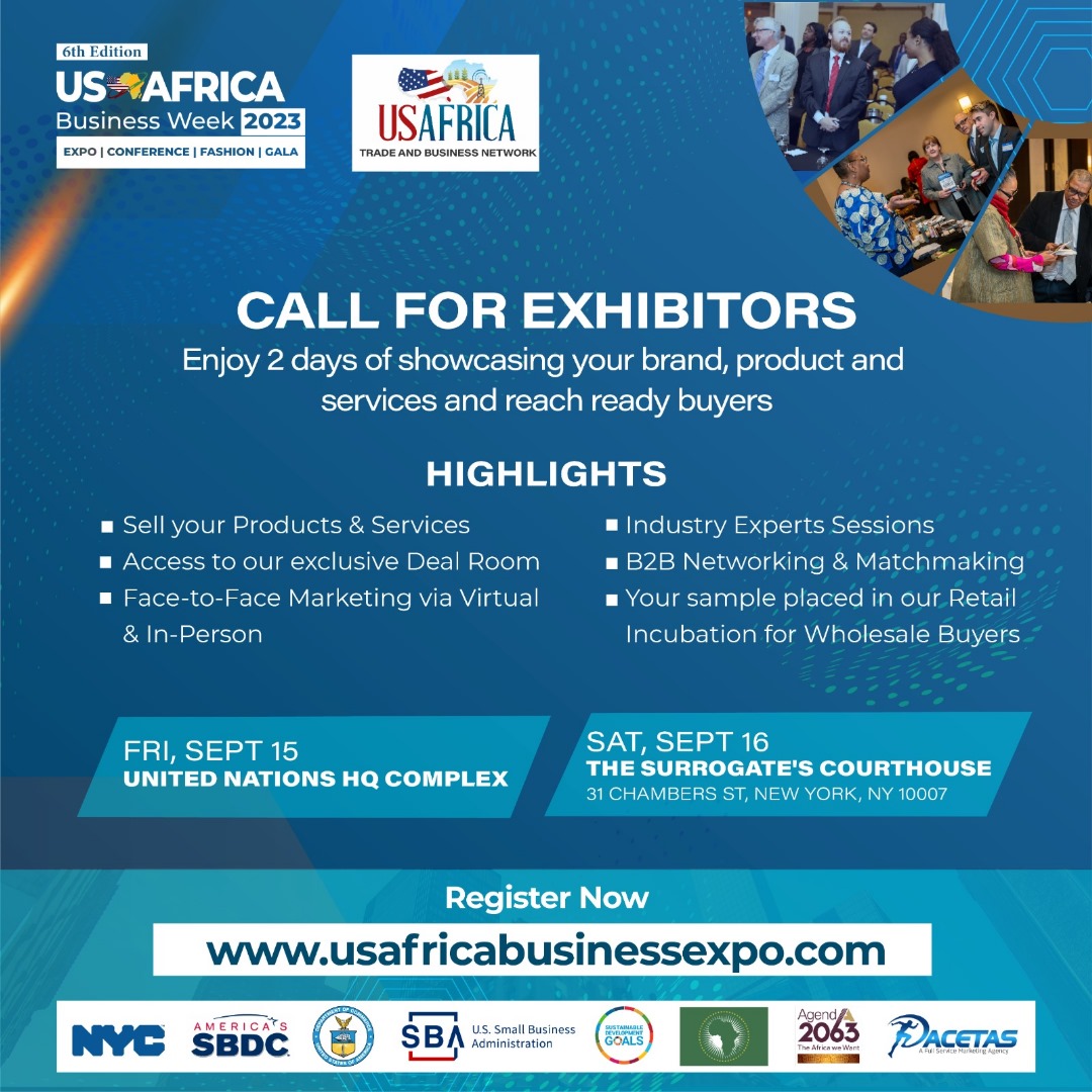 Click the USAFRICA BUSINESS WEEK Slide Photo to Open