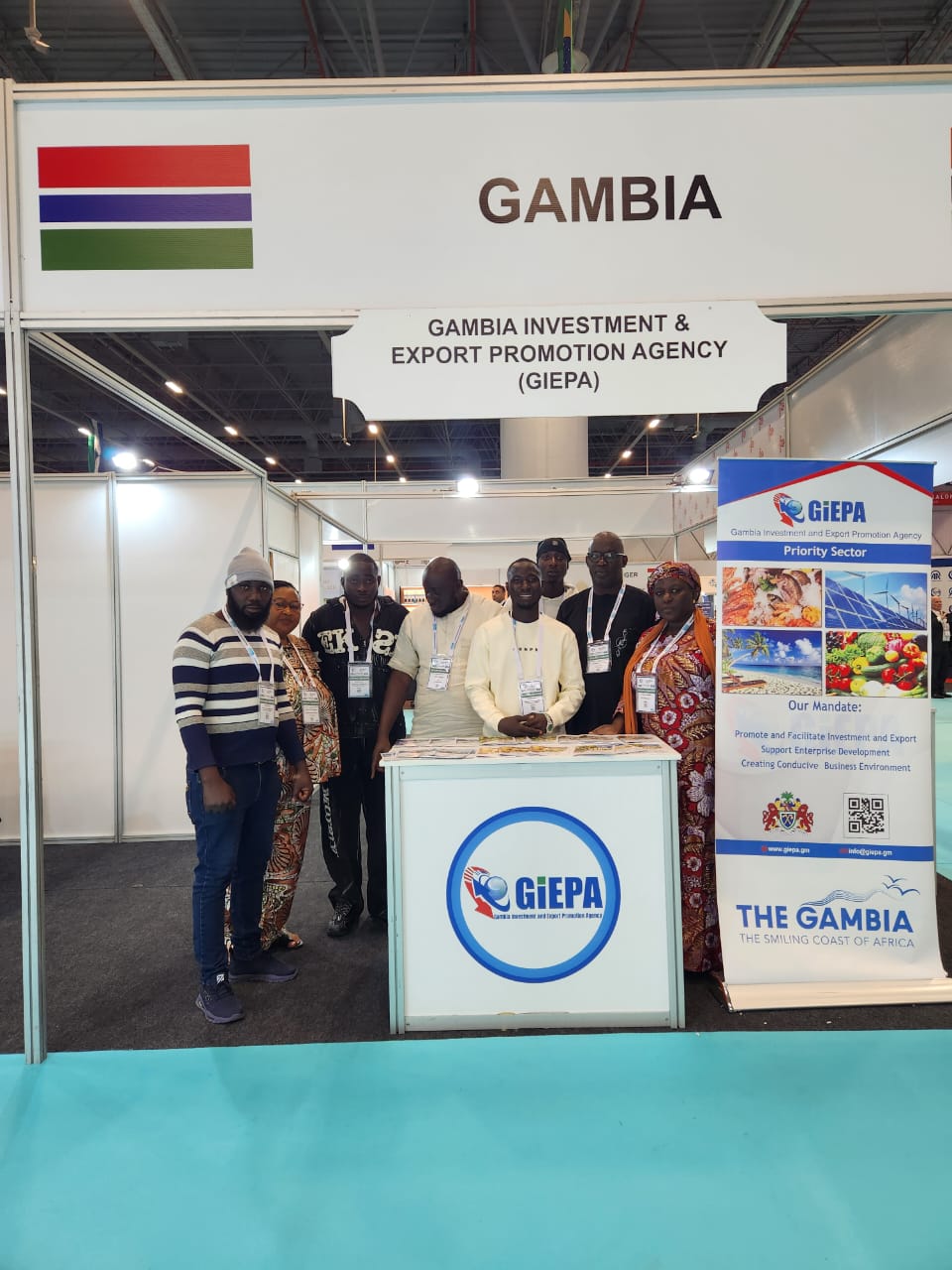 Click the GIEPA Champions Gambian Enterprises at World Halal Summit 2025 in Istanbul Slide Photo to Open