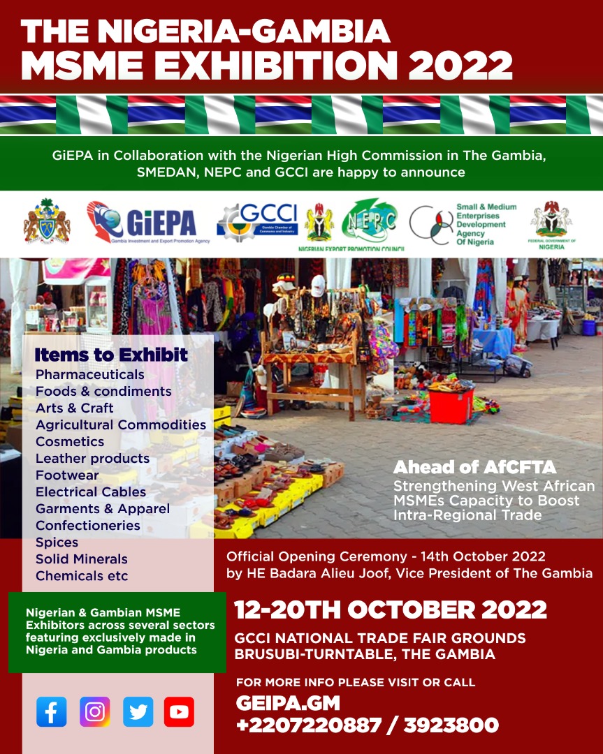The Nigeria Gambia MSME Exhibition 2022 Main Photo