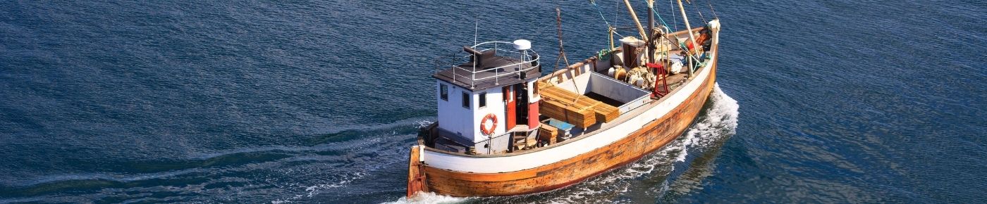 Ocean fishing boat