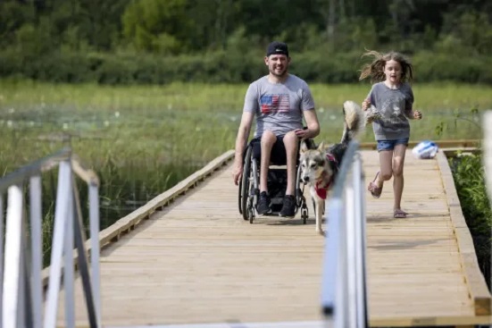 Pioneer Press (Lake Country Power): Minneapolis family opens new fully accessible resort near Ely Photo