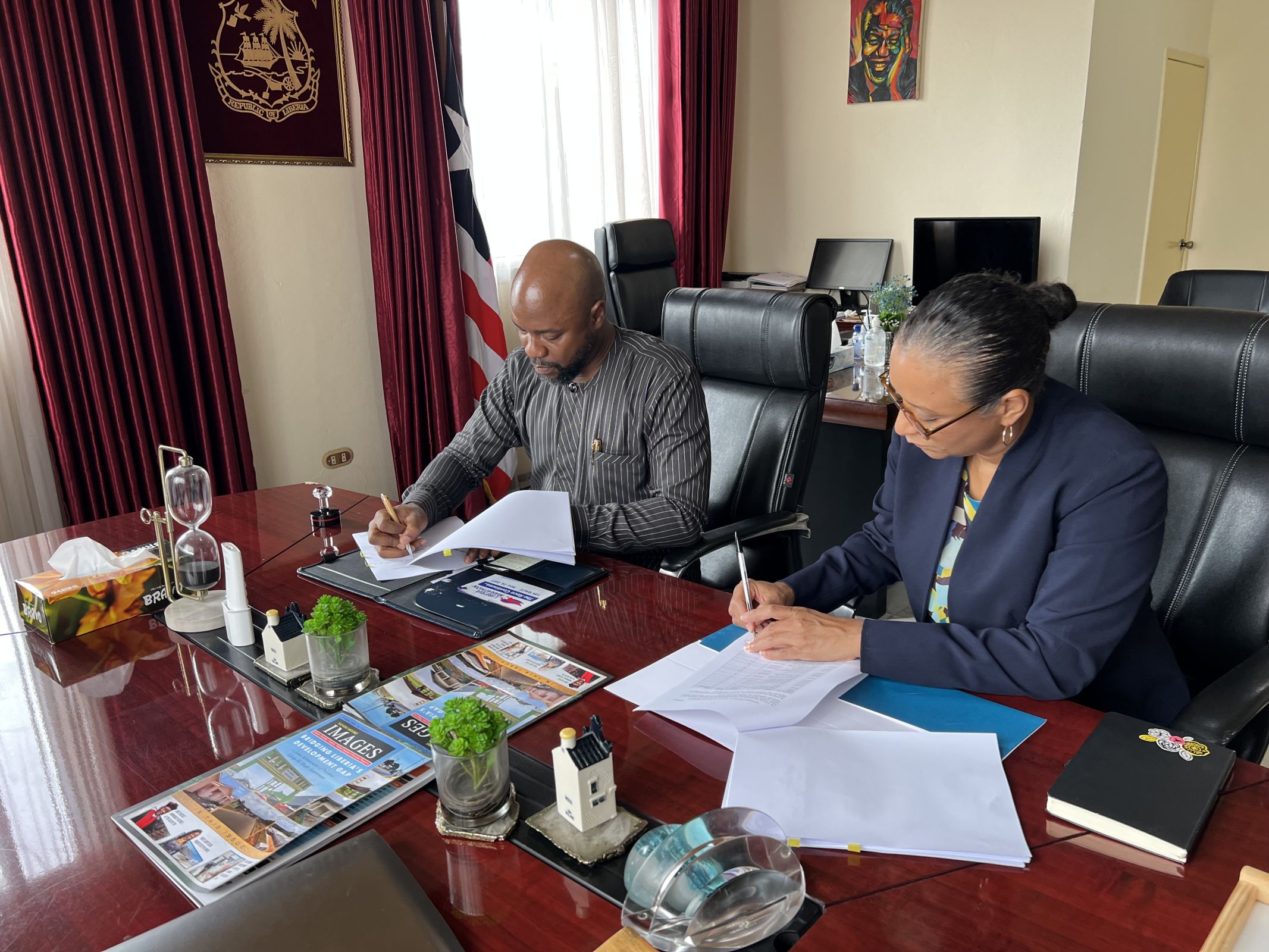 Click the The International Finance Corporation (IFC) and the National Investment Commission sign a Cooperation Agreement under the Investment Promotion and Retention (IPP) Project Slide Photo to Open