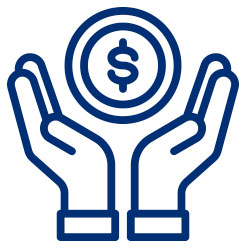 hands and money icon