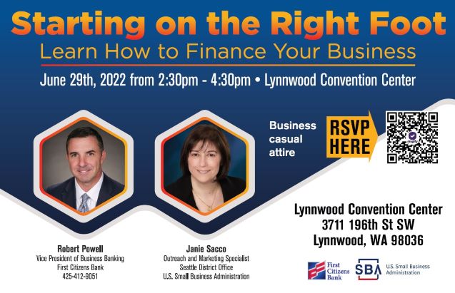 Event Promo Photo For Starting on the Right Foot - Learn How to Finance Your Business