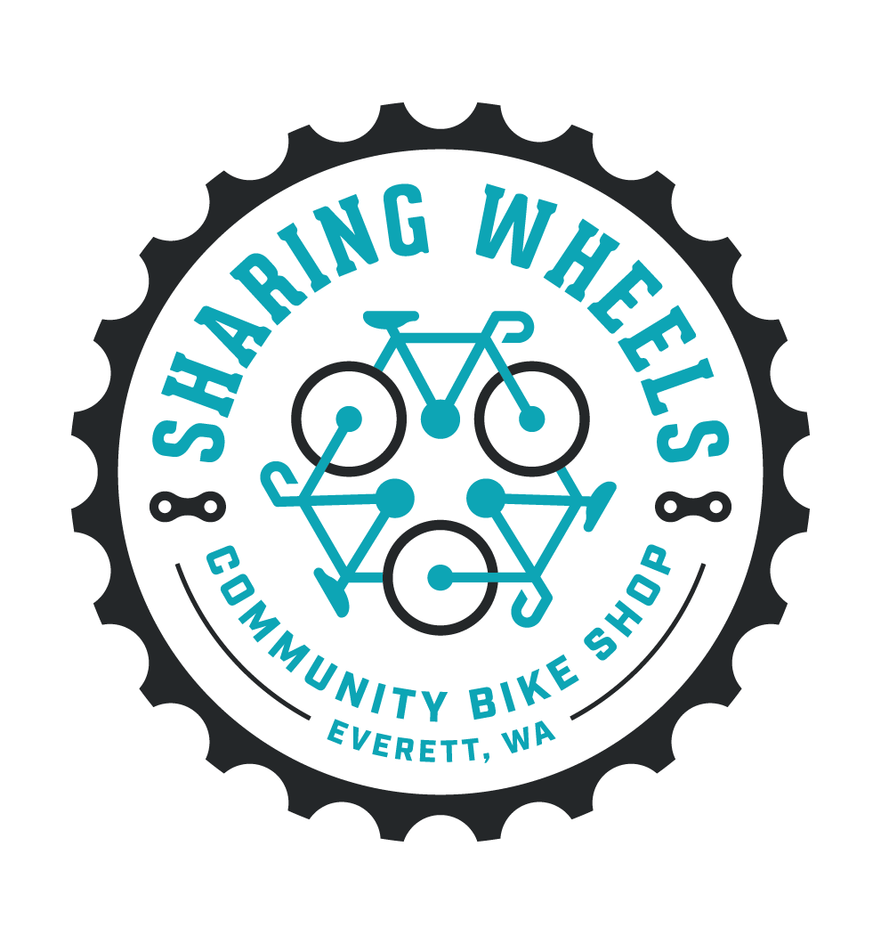 Sharing Wheels Community Bike Shop's Logo