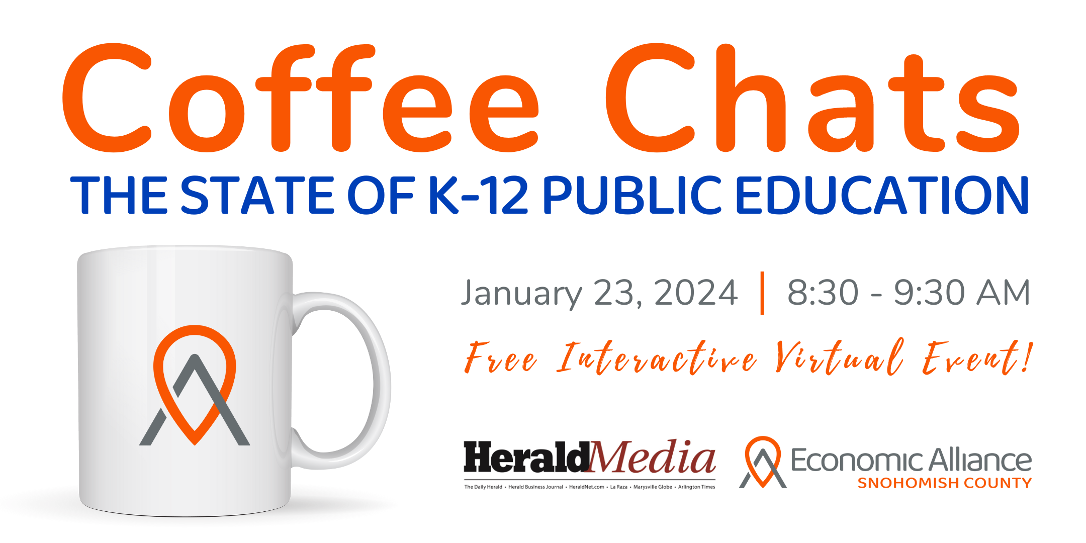 Event Promo Photo For Coffee Chats: The State of K-12 Public Education