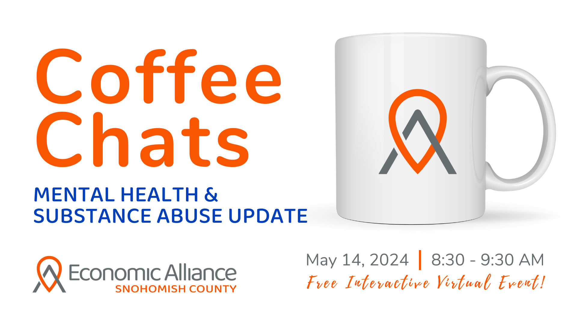 Event Promo Photo For Coffee Chats: Mental Health & Substance Abuse Update