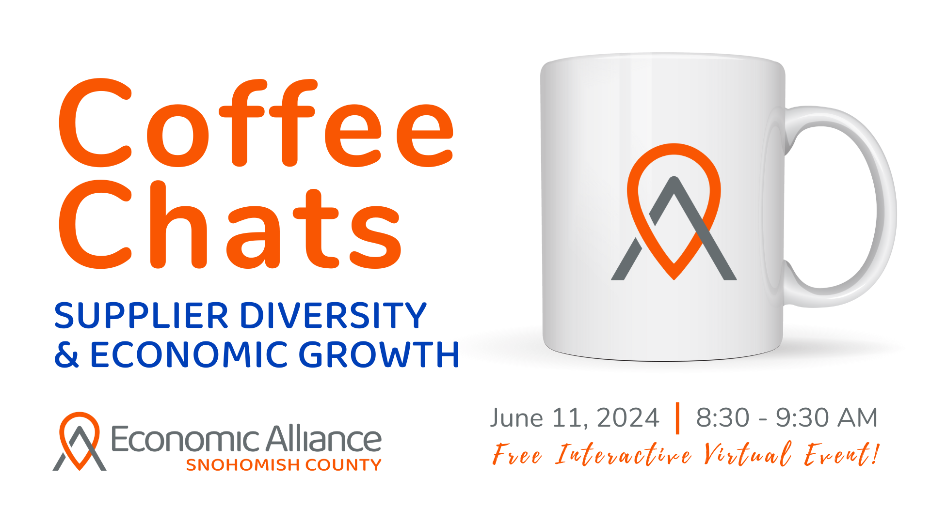 Event Promo Photo For Coffee Chats: Supplier Diversity & Economic Growth