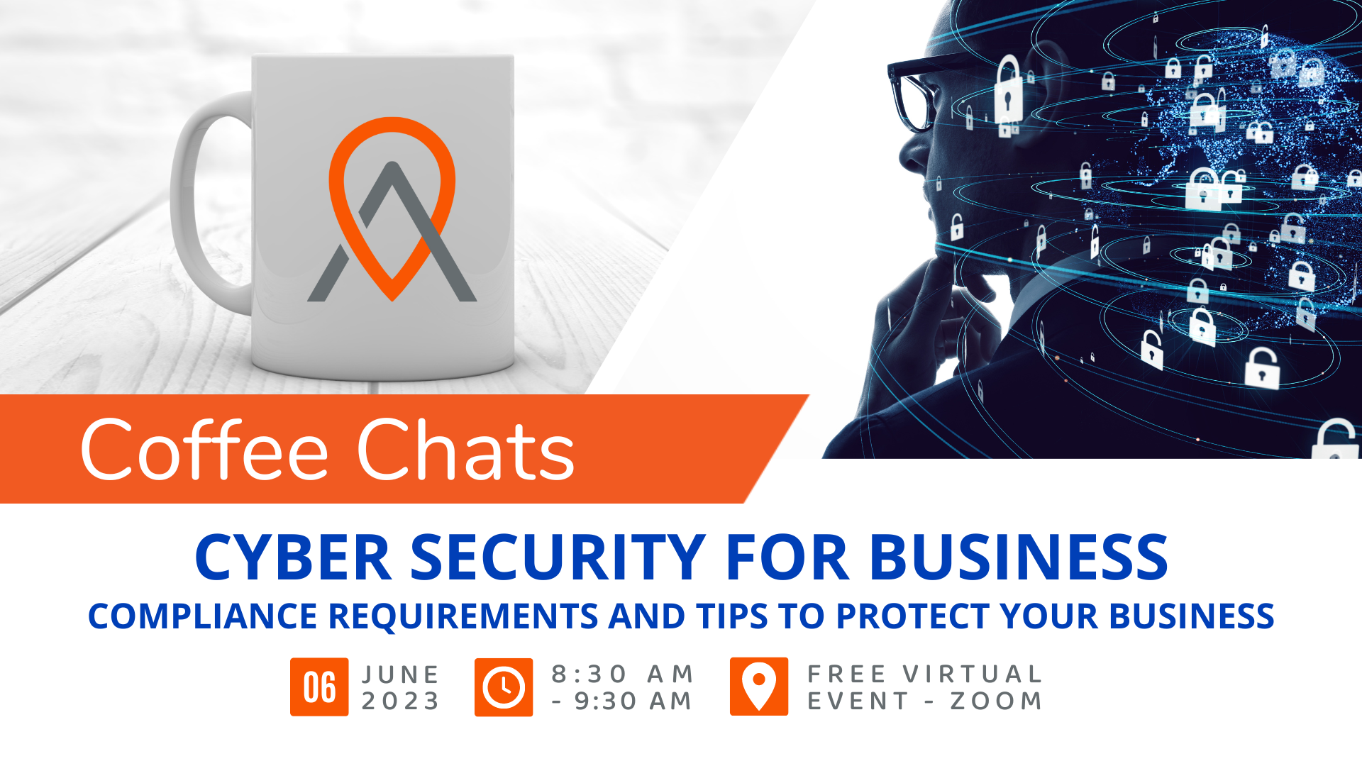 Event Promo Photo For Coffee Chats - Cyber Security for Business