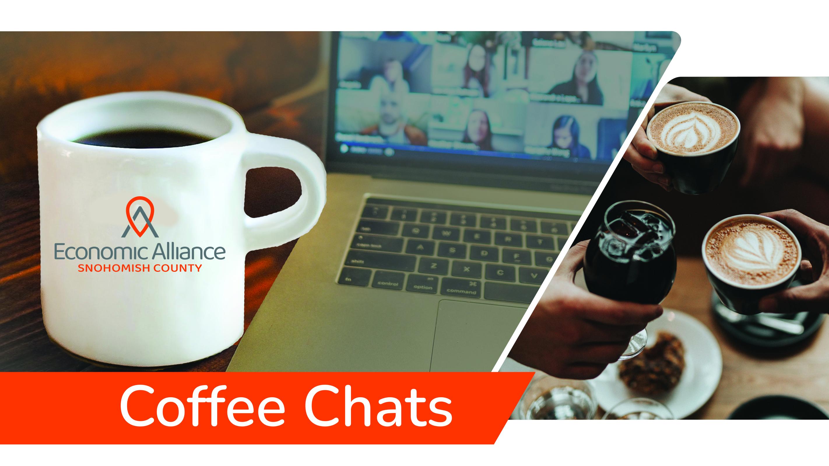 Event Promo Photo For Coffee Chats: Employment Recruitment & Retention Strategies