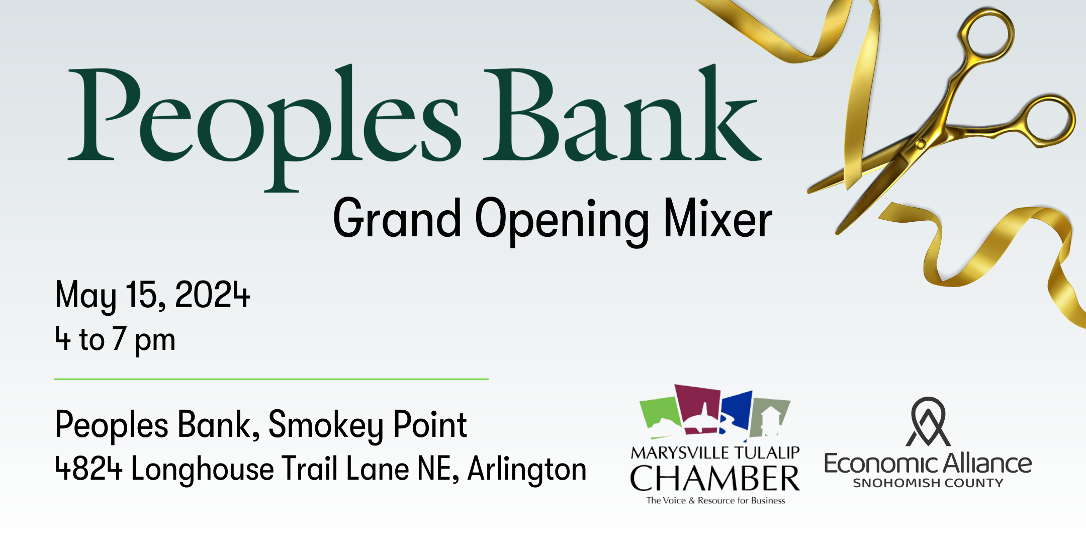 Event Promo Photo For Peoples Bank Grand Opening Mixer