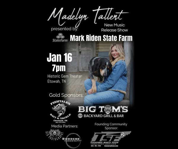Event Promo Photo For Madelyn Tallent- New Music Release Show