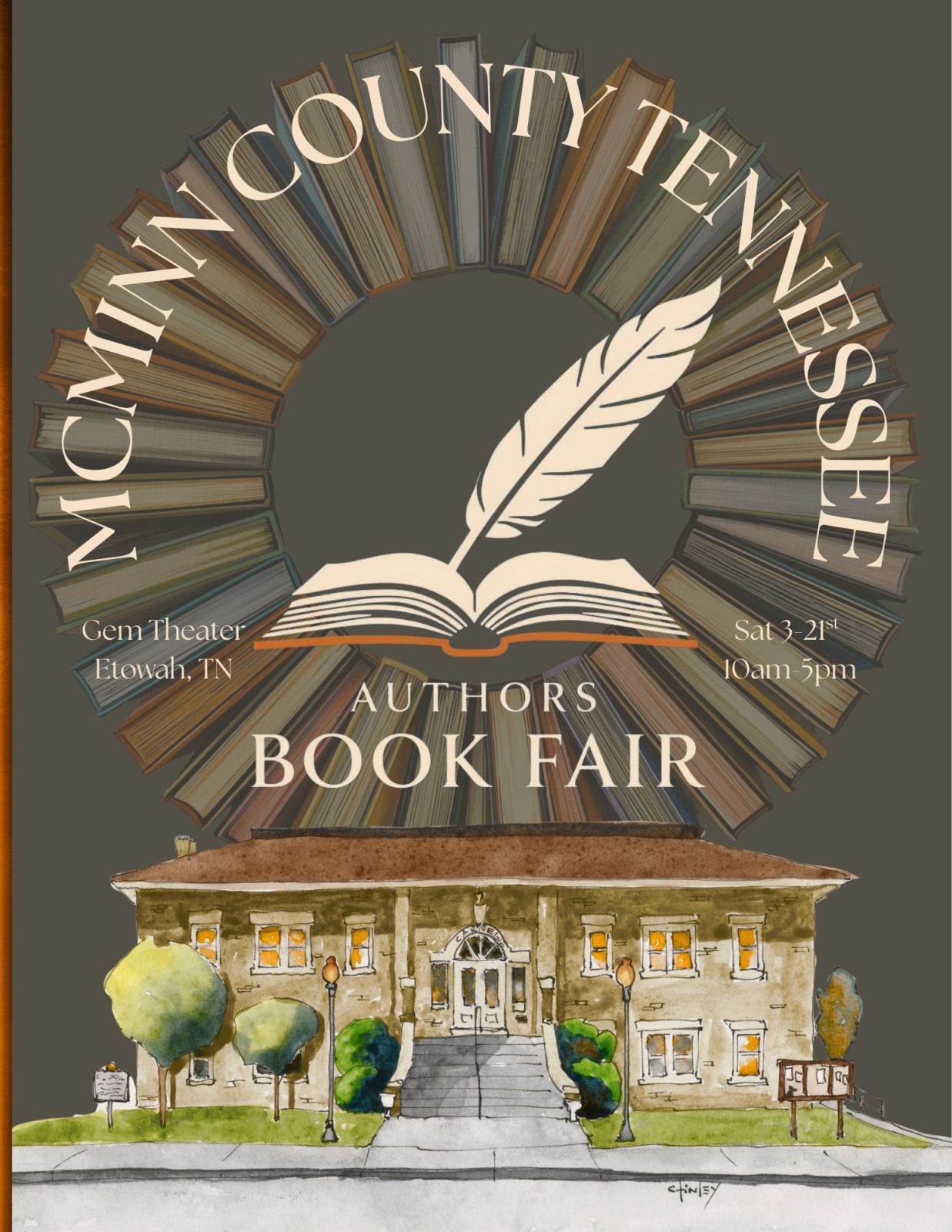 Event Promo Photo For McMinn County Author's Book Fair