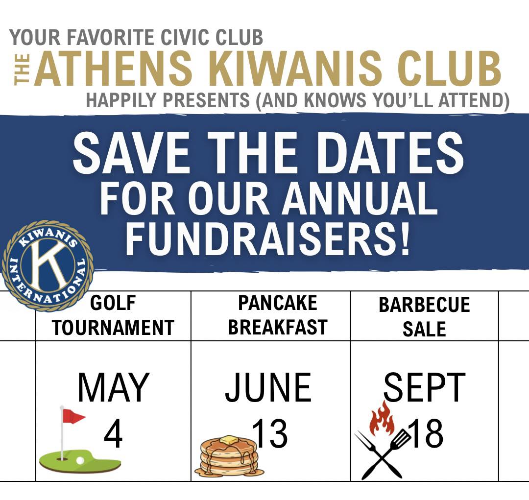Event Promo Photo For Athens Kiwanis Club Golf Tournament