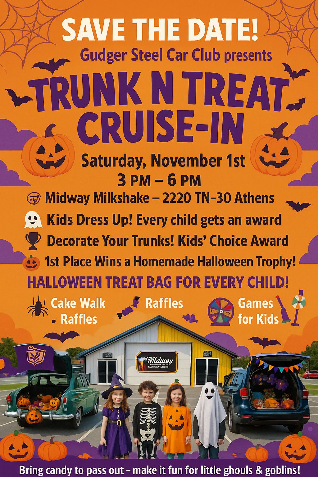 Event Promo Photo For Trunk N Treat Cruise-In