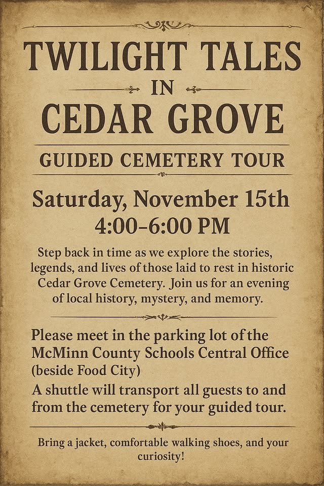 Event Promo Photo For Twilight Tales in Cedar Grove Cemetery