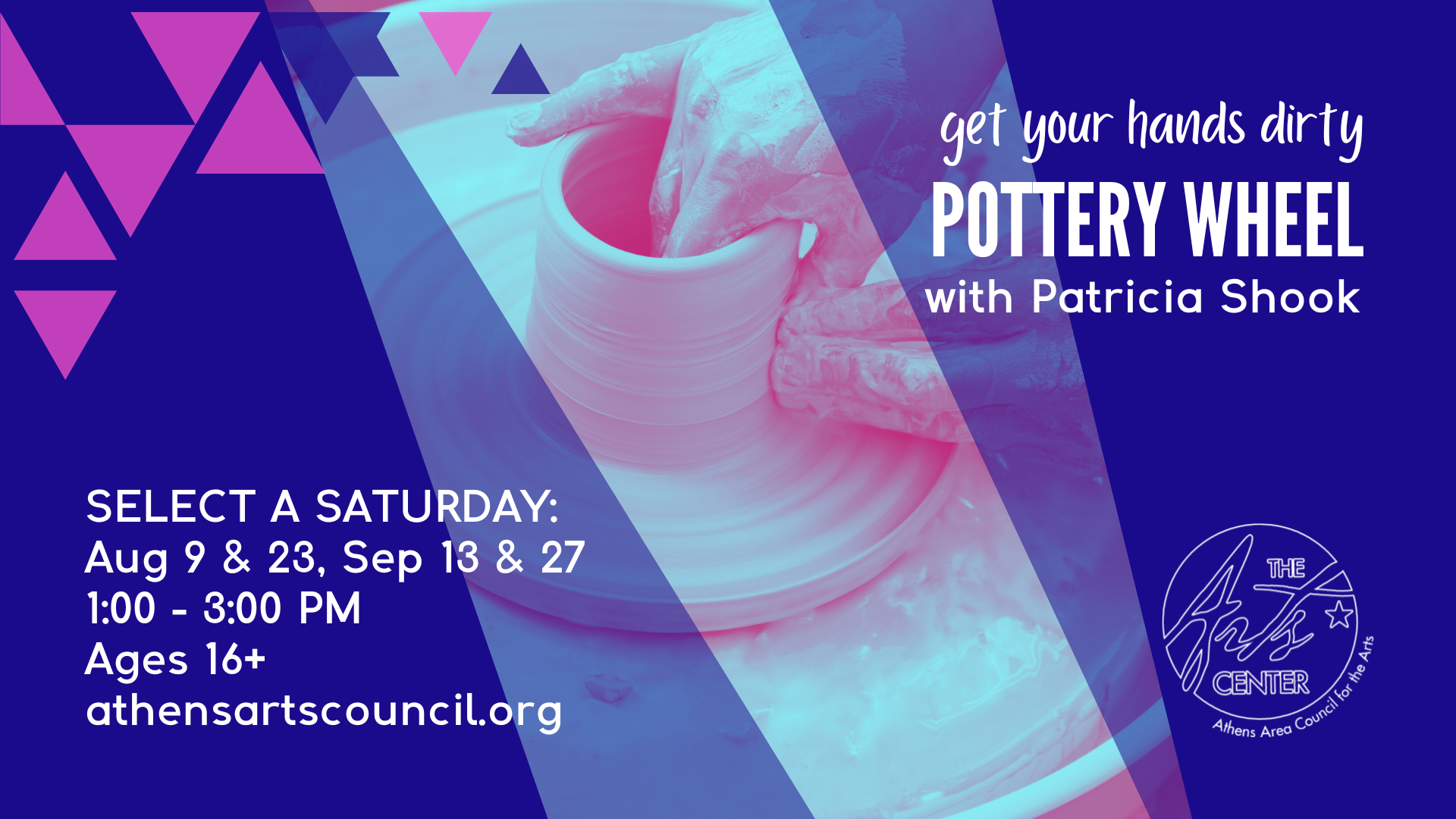 Get Your Hands Dirty: Pottery Wheel with Patricia Shook Photo