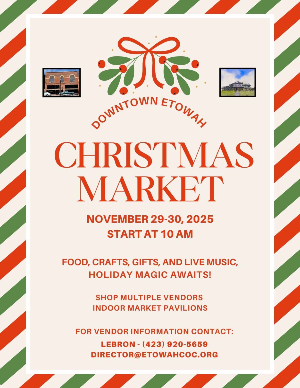 Event Promo Photo For Downtown Etowah Christmas Market