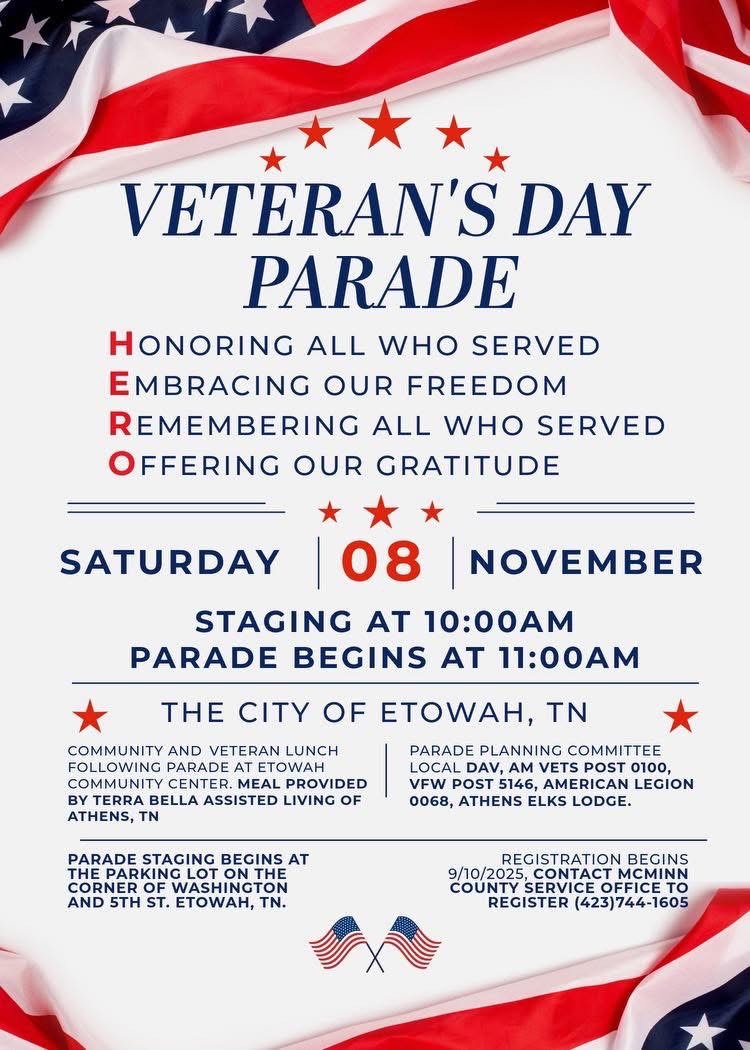 Event Promo Photo For Veteran's Day Parade
