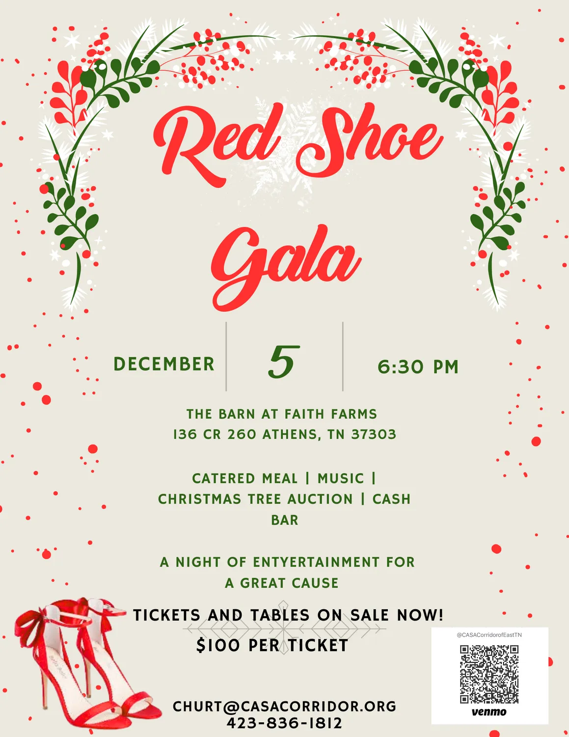 Event Promo Photo For Red Shoe Gala