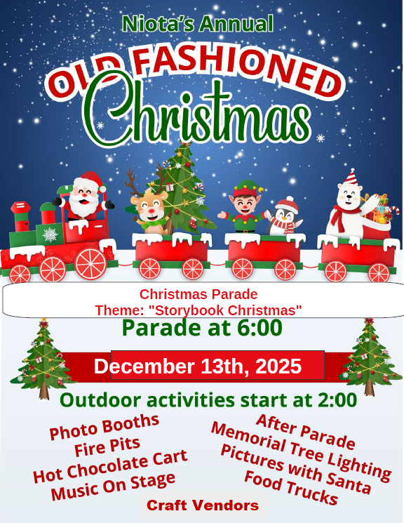 Event Promo Photo For Niota's Annual Old Fashioned Christmas