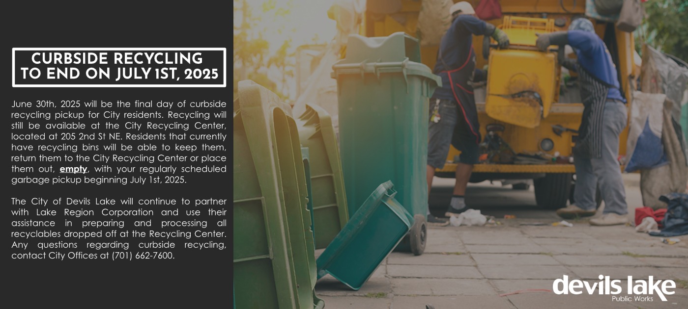 Curbside Recycling Announcement
