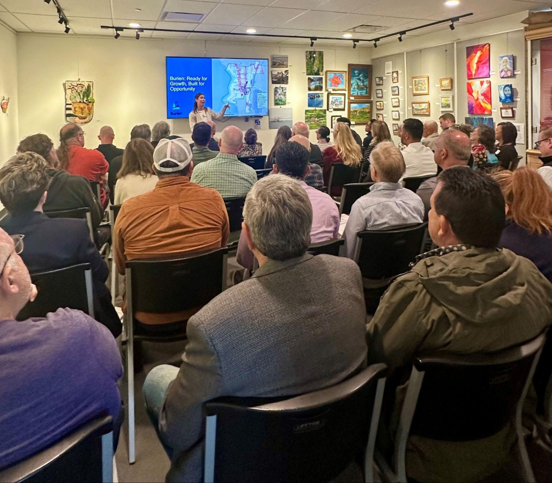 Click the Burien's Bold Vision: Community and Developers Align at "Building the Future of Burien" Event Slide Photo to Open