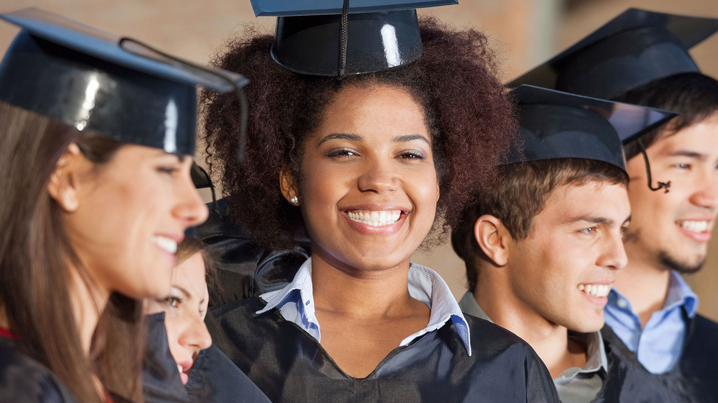 excited graduates