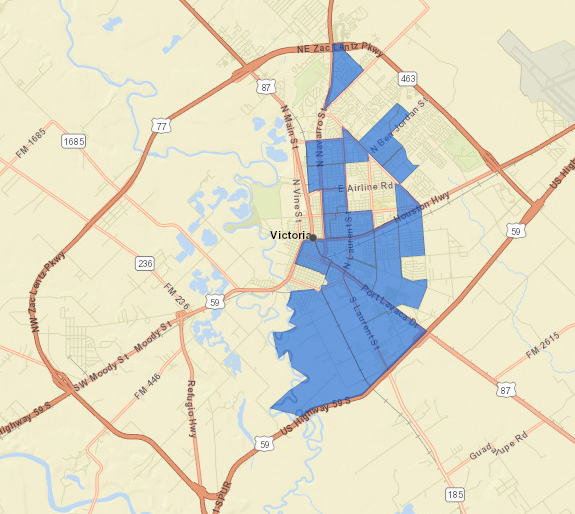 texas enterprise zone map