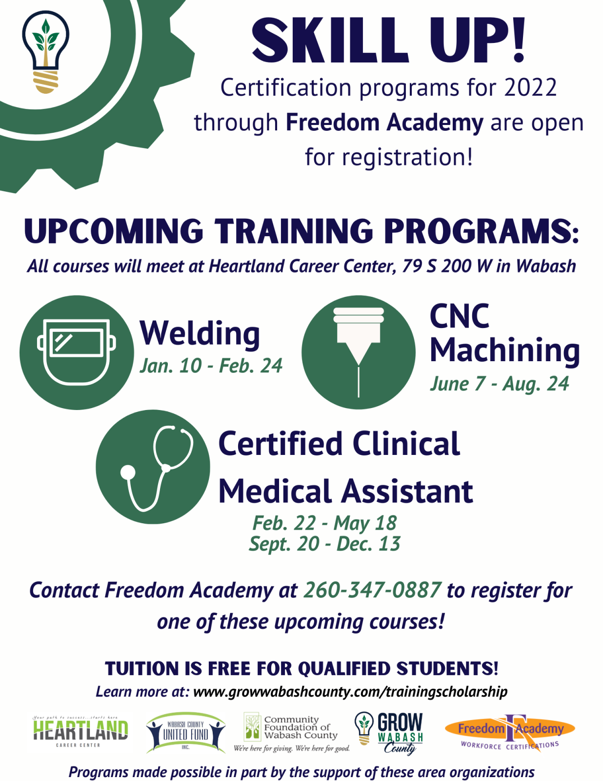 Freedom Academy announces 2022 slate of certification programs Photo