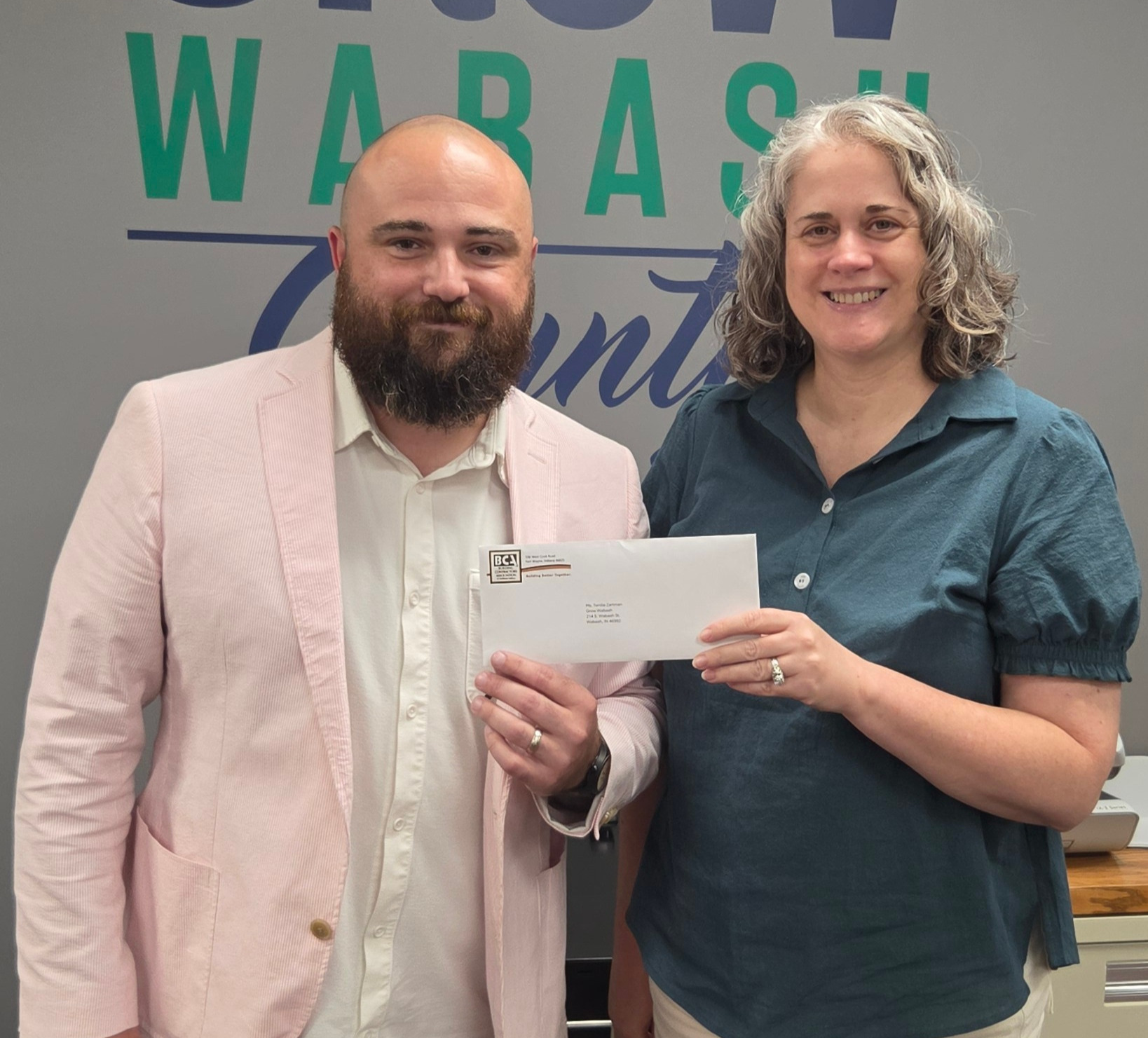 Photo includes: Anton King (BCA Economic Development Committee) and Cathy Wright (GWC Strategic Initiatives Manager)