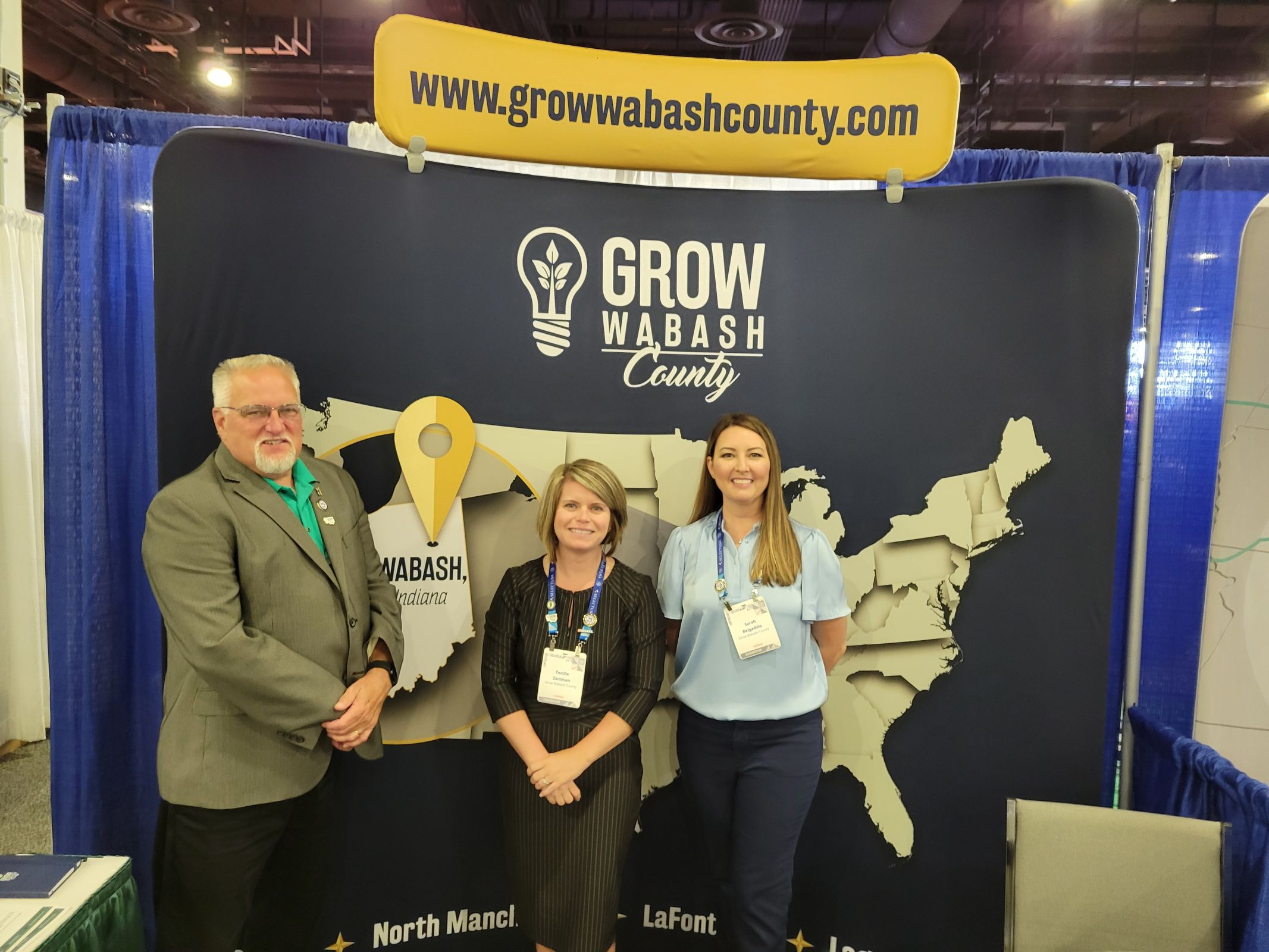 Click the GWC brings Wabash County to the world at SelectUSA 2024 slide photo to open