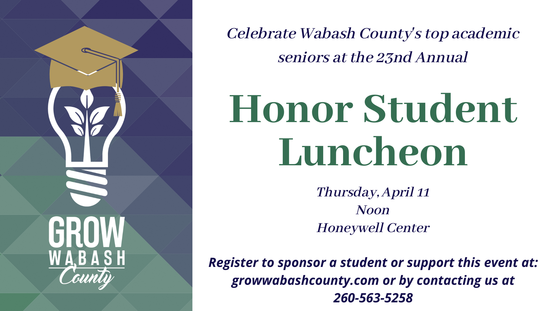 GWC to celebrate top students at Honor Student Luncheon Photo