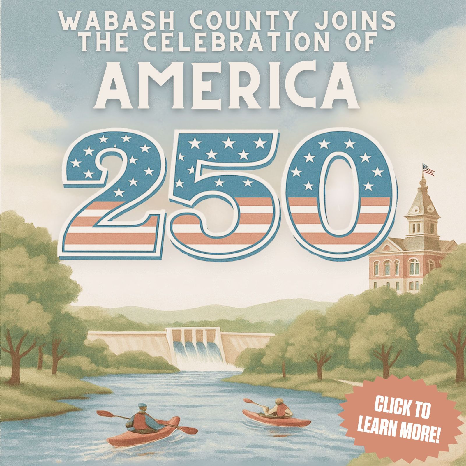 Click the Wabash County Celebrates America's 250th Anniversary slide photo to open