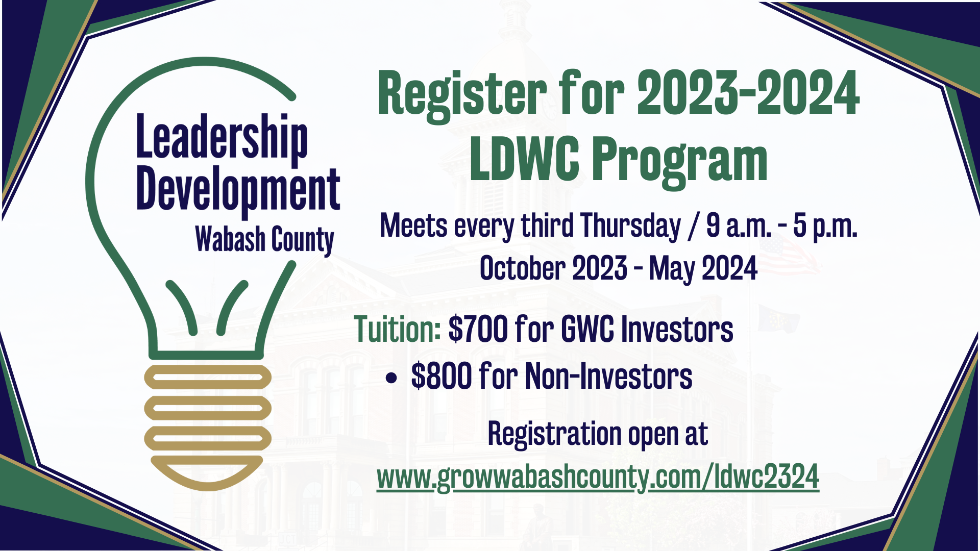 Registration open for Leadership Development 2023 - 2024 cohort Photo