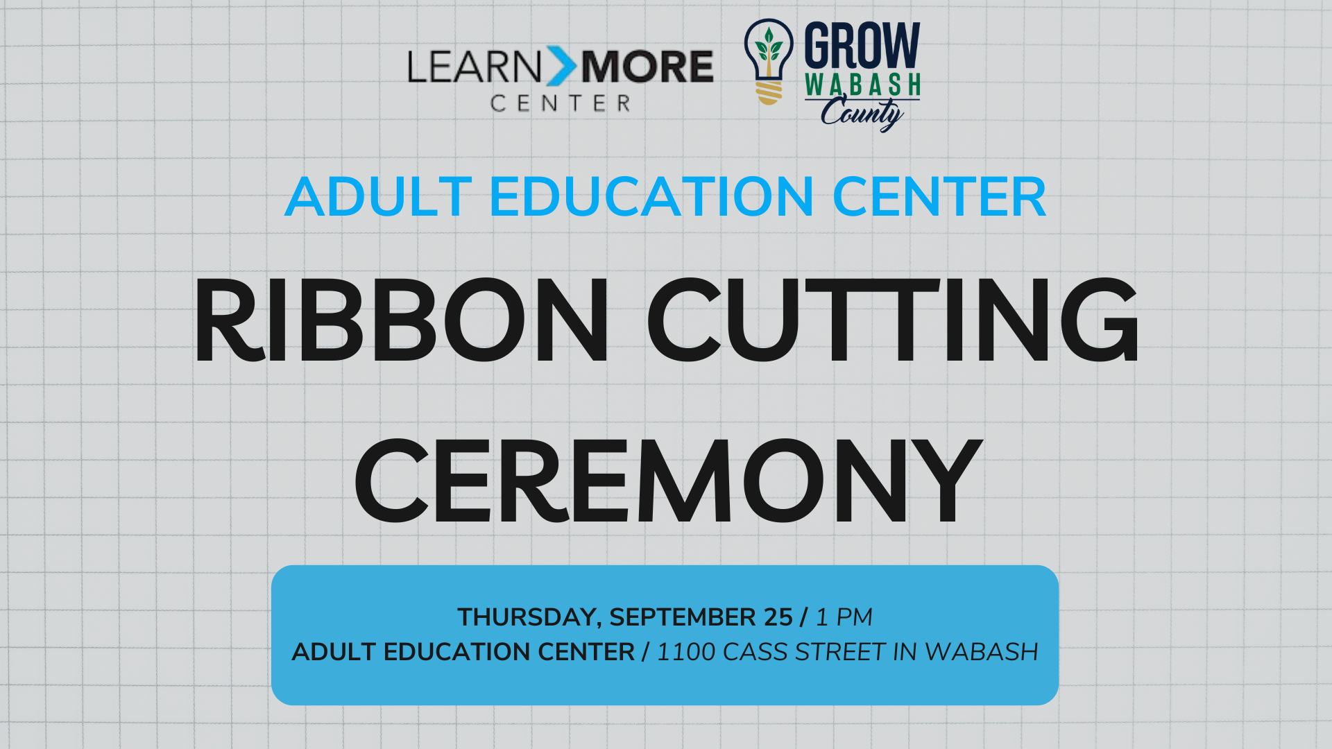 Click the Adult Education Center to open doors for new educational opportunities slide photo to open